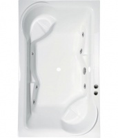 Ванна Alpen Duo 200х120 с гидромассажем
