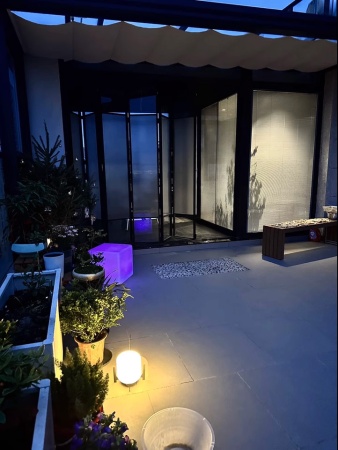 Светильник Куб 25 с питанием от АКБ, RGB