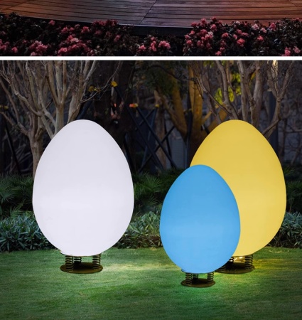 Светильник Яйцо 65х110 питание от АКБ, RGB Светильник Яйцо 65х110 питание от АКБ, RGB